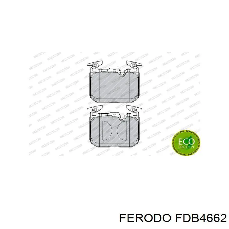 Передні тормозні колодки FDB4662 Ferodo