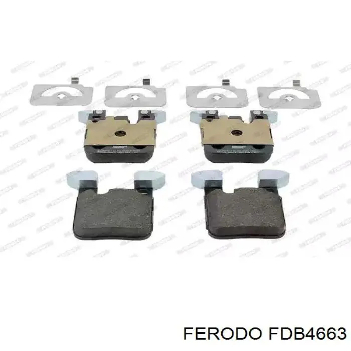 Купити FDB4663 Ferodo Задні колодки