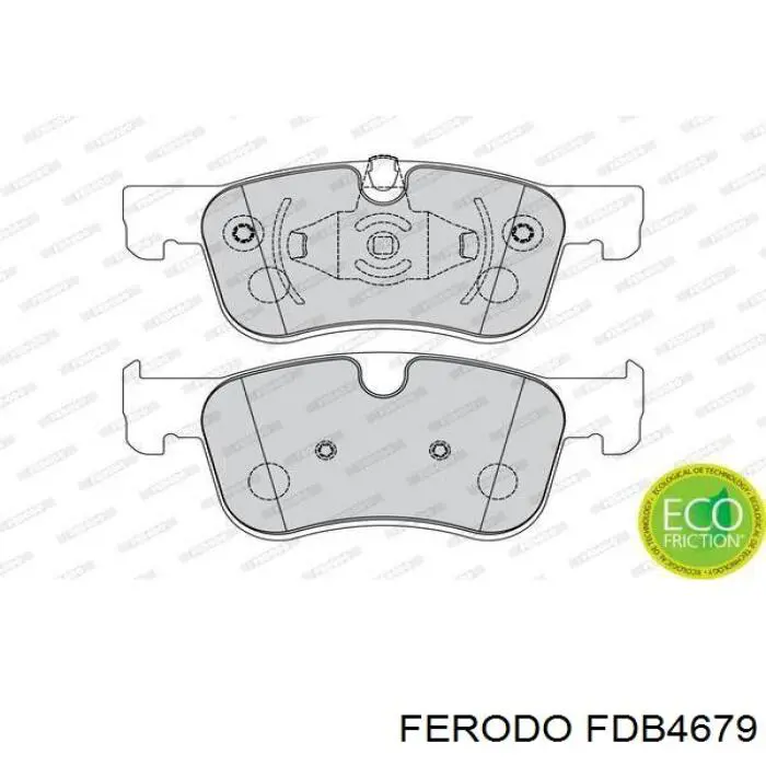 Гальмівні колодки Ferodo FDB4679 ціна, від 41.19 USD