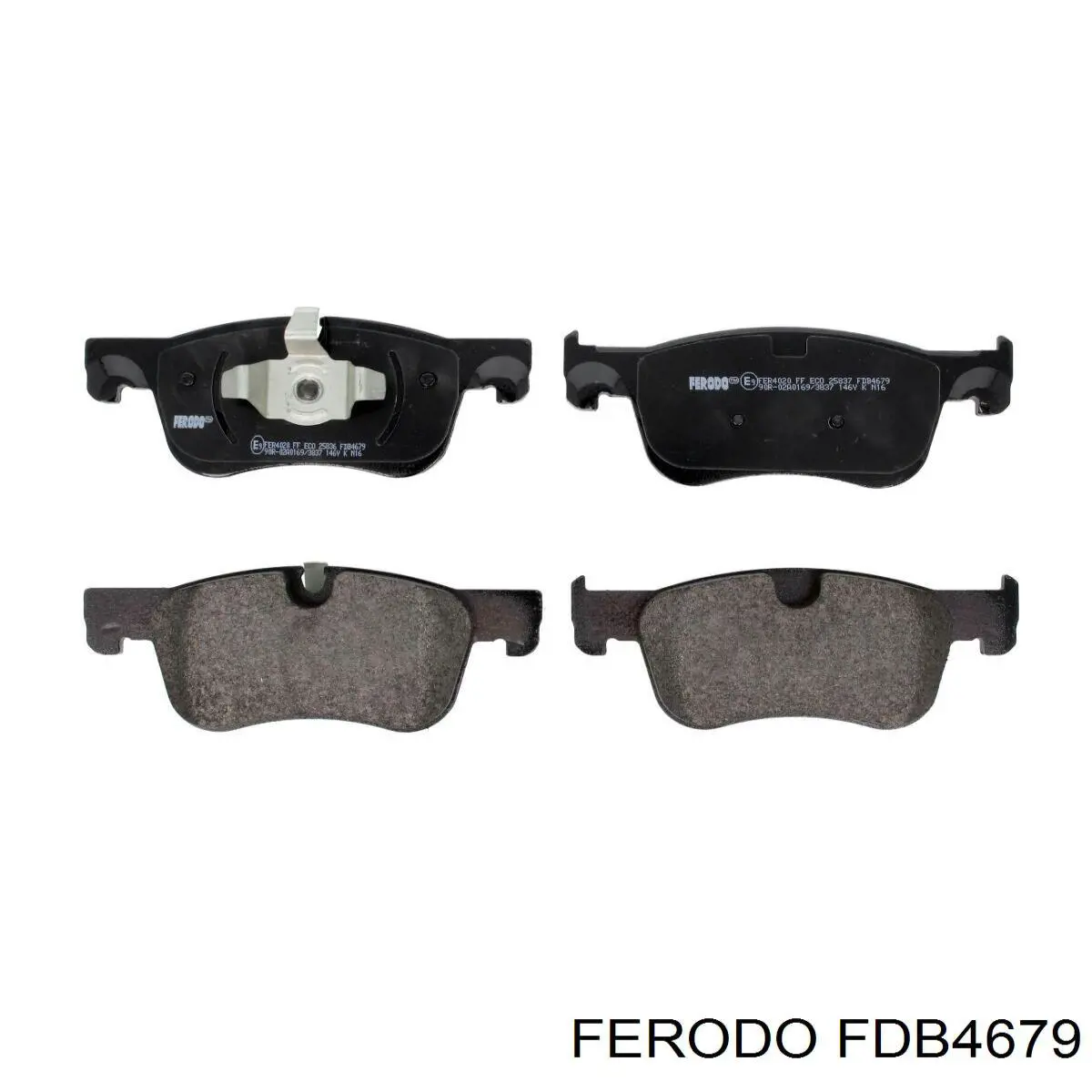 FDB4679 Ferodo Передні гальмівні колодки