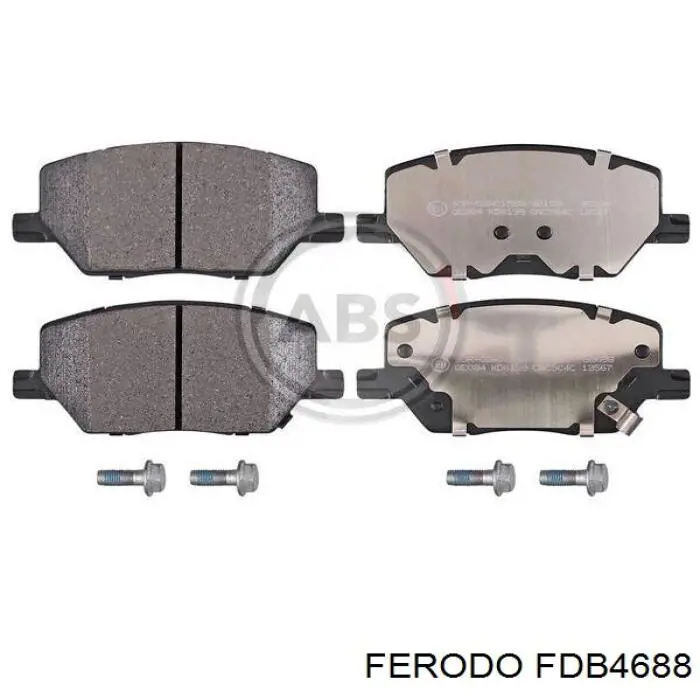 Купити FDB4688 Ferodo Колодки гальмівні передні, дискові