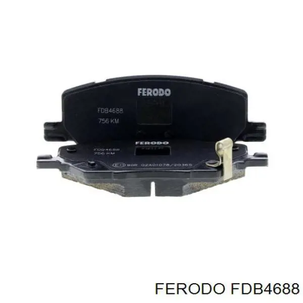 Гальмівні колодки Ferodo FDB4688 ціна, від 50.21 USD