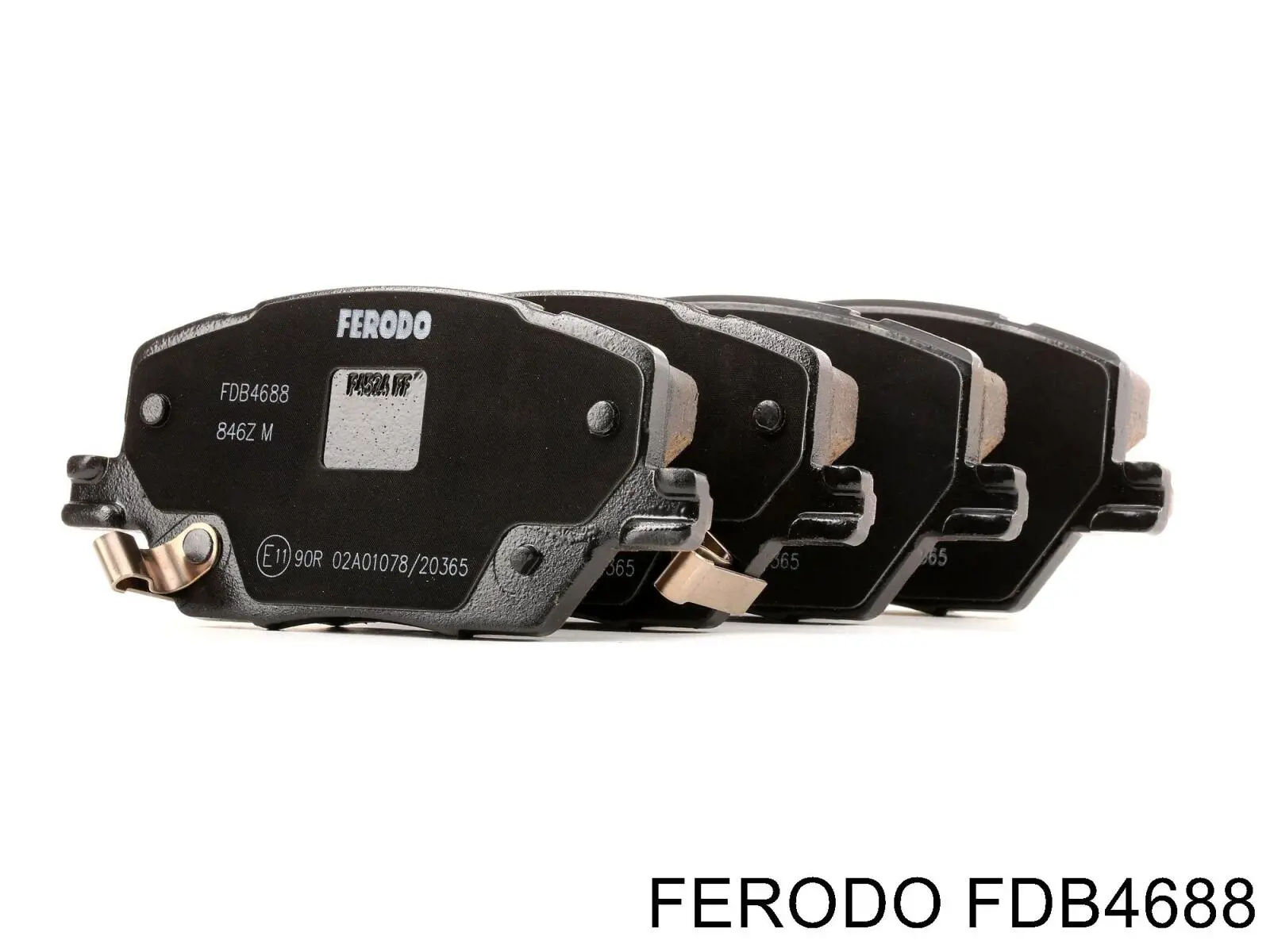 FDB4688 Ferodo колодки гальмівні передні, дискові