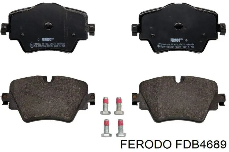 Гальмівні колодки Ferodo FDB4689 ціна, від 48.01 USD