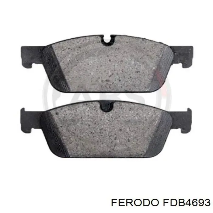 Передні тормозні колодки FDB4693 Ferodo