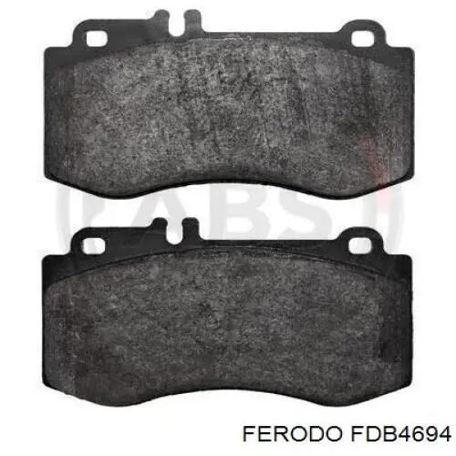 FDB4694 Ferodo Передні гальмівні колодки