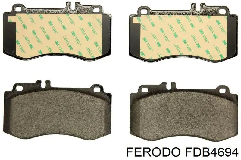 FDB4694 Ferodo колодки гальмівні передні, дискові