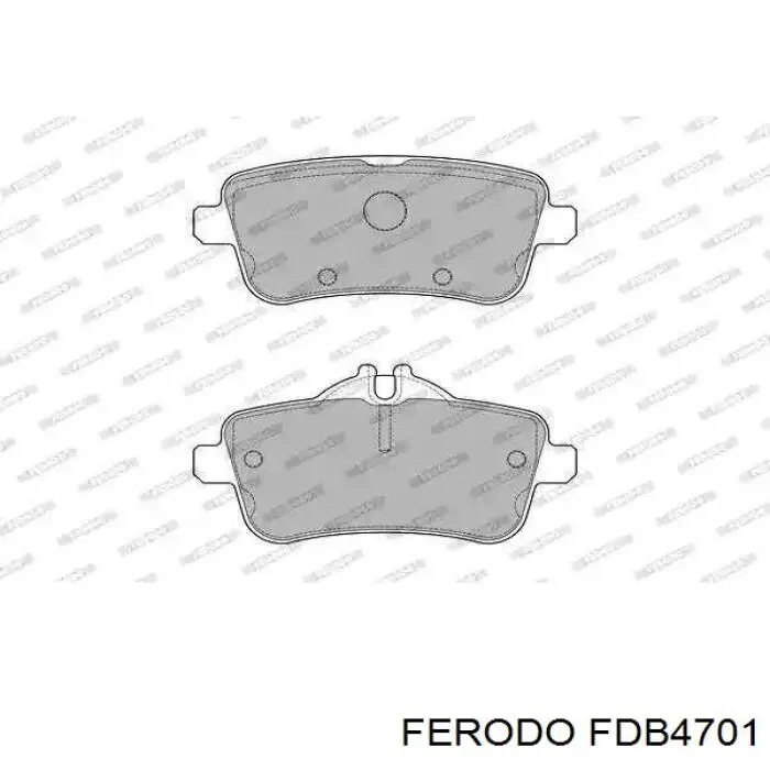 FDB4701 Ferodo колодки гальмові задні, дискові
