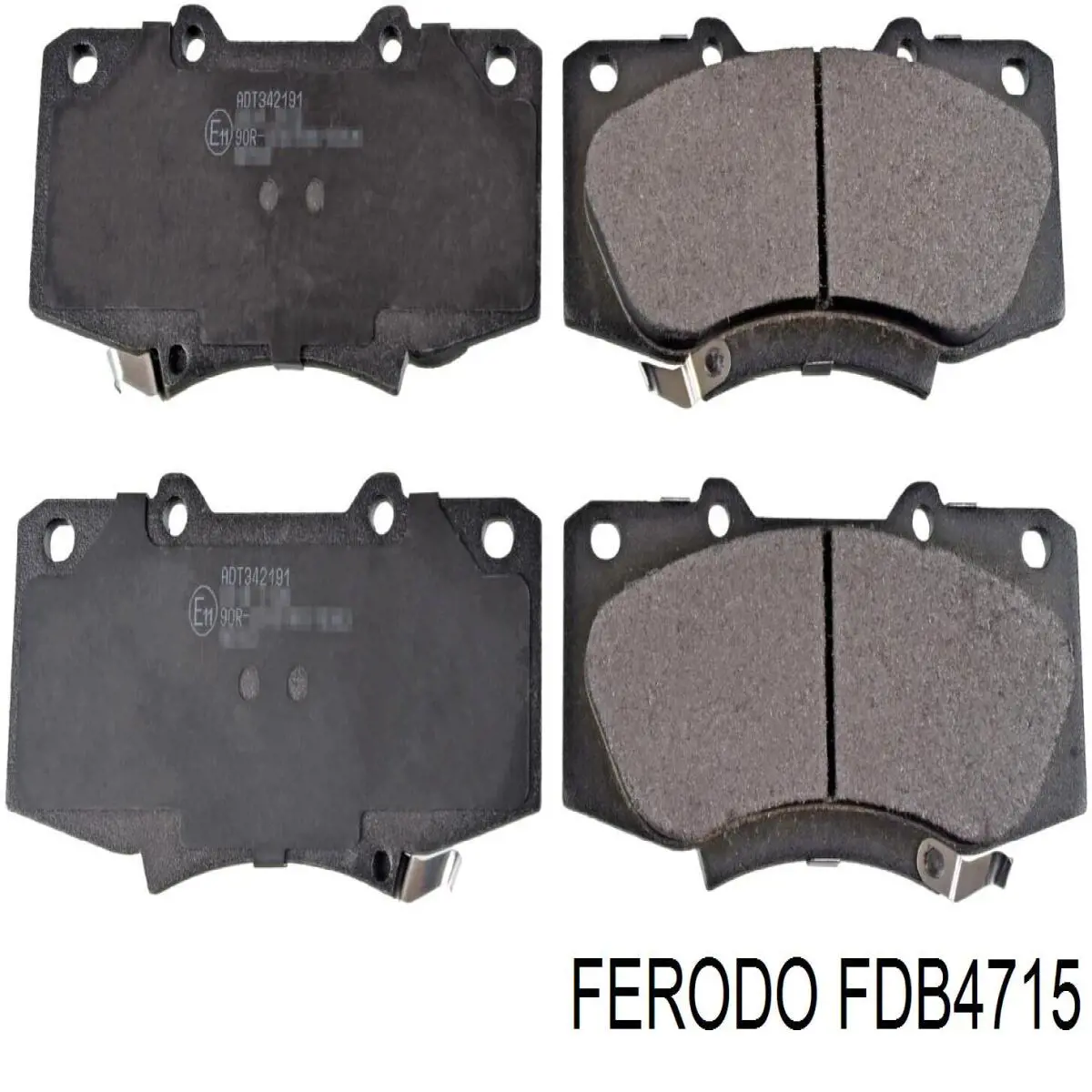 Купити FDB4715 Ferodo Колодки гальмівні передні, дискові