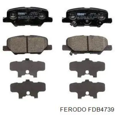 Купити FDB4739 Ferodo Задні колодки