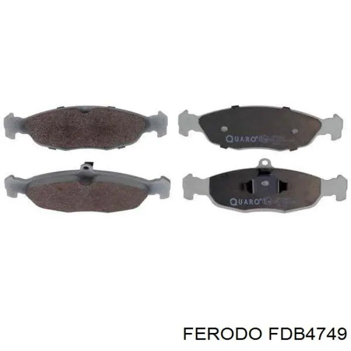 Передні тормозні колодки FDB4749 Ferodo