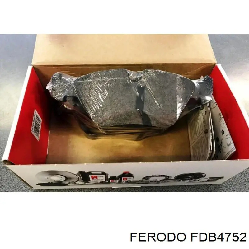 Купити FDB4752 Ferodo Колодки гальмівні передні, дискові