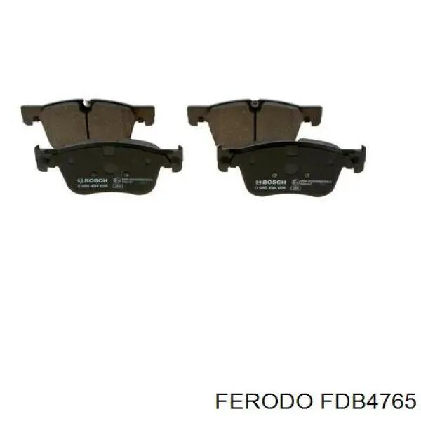 Купити FDB4765 Ferodo Колодки гальмівні передні, дискові