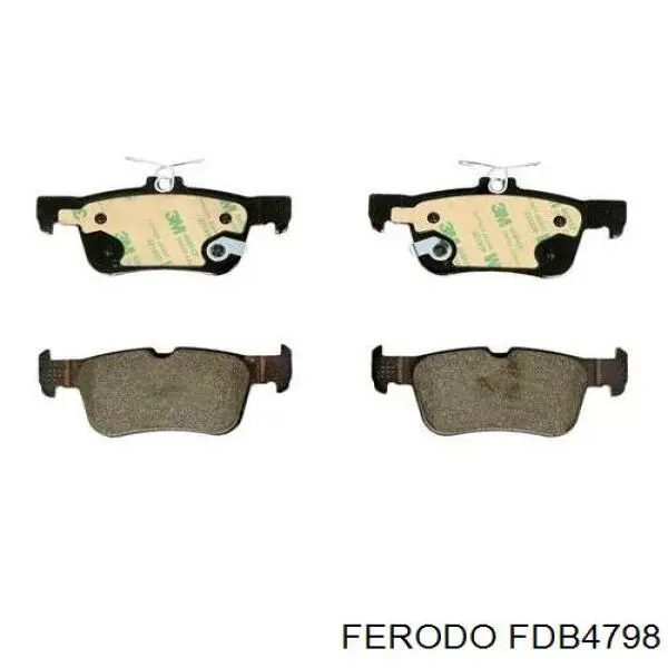 Купити FDB4798 Ferodo Задні колодки
