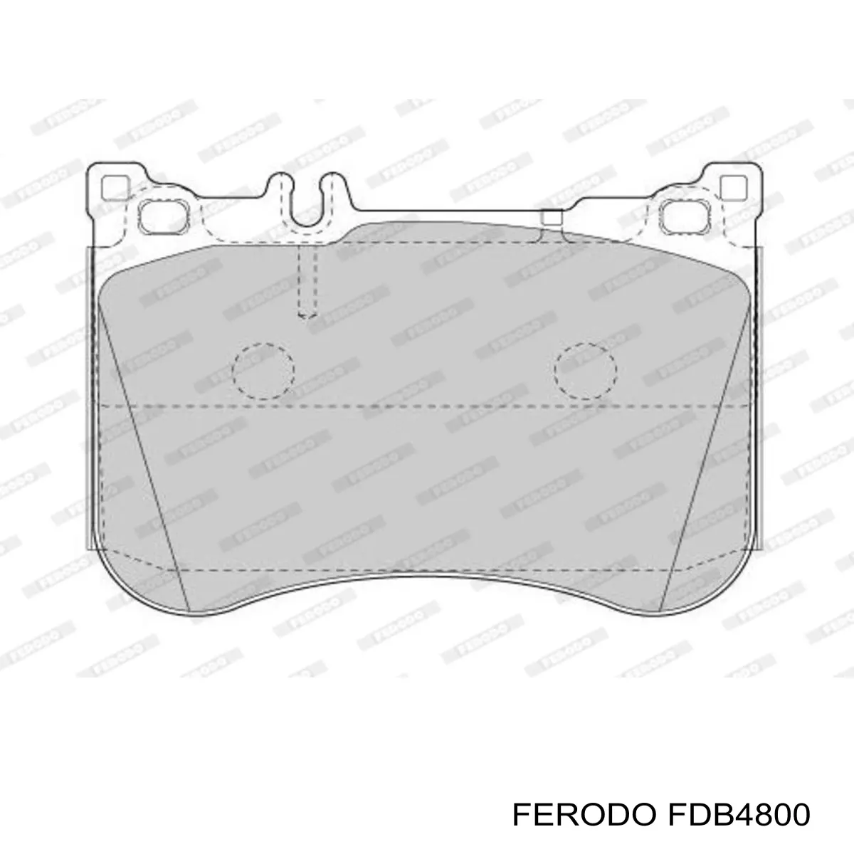 FDB4800 Ferodo Передні гальмівні колодки