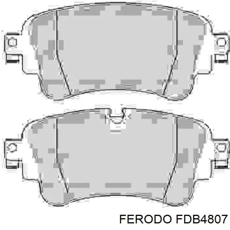 Задні гальмівні колодки FDB4807 Ferodo