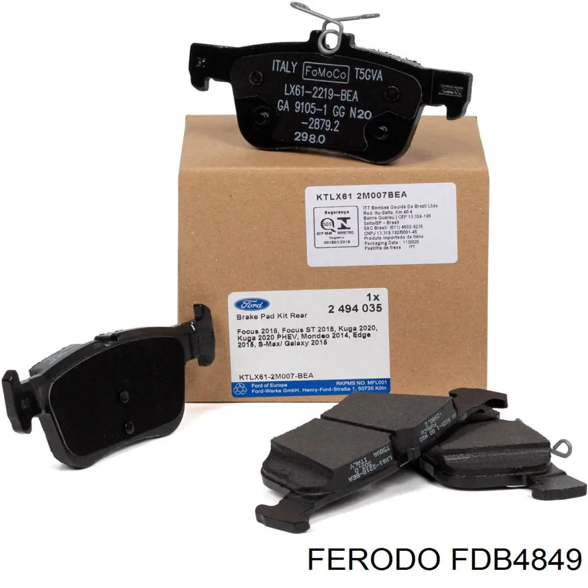 Гальмівні колодки Jurid/Bendix 573834J ціна, від 47.43 USD