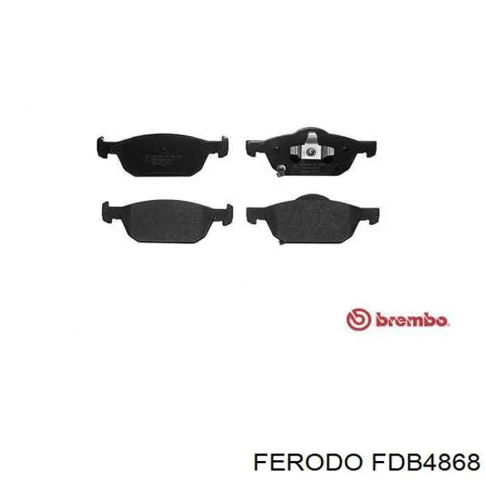 Купити FDB4868 Ferodo Колодки гальмівні передні, дискові