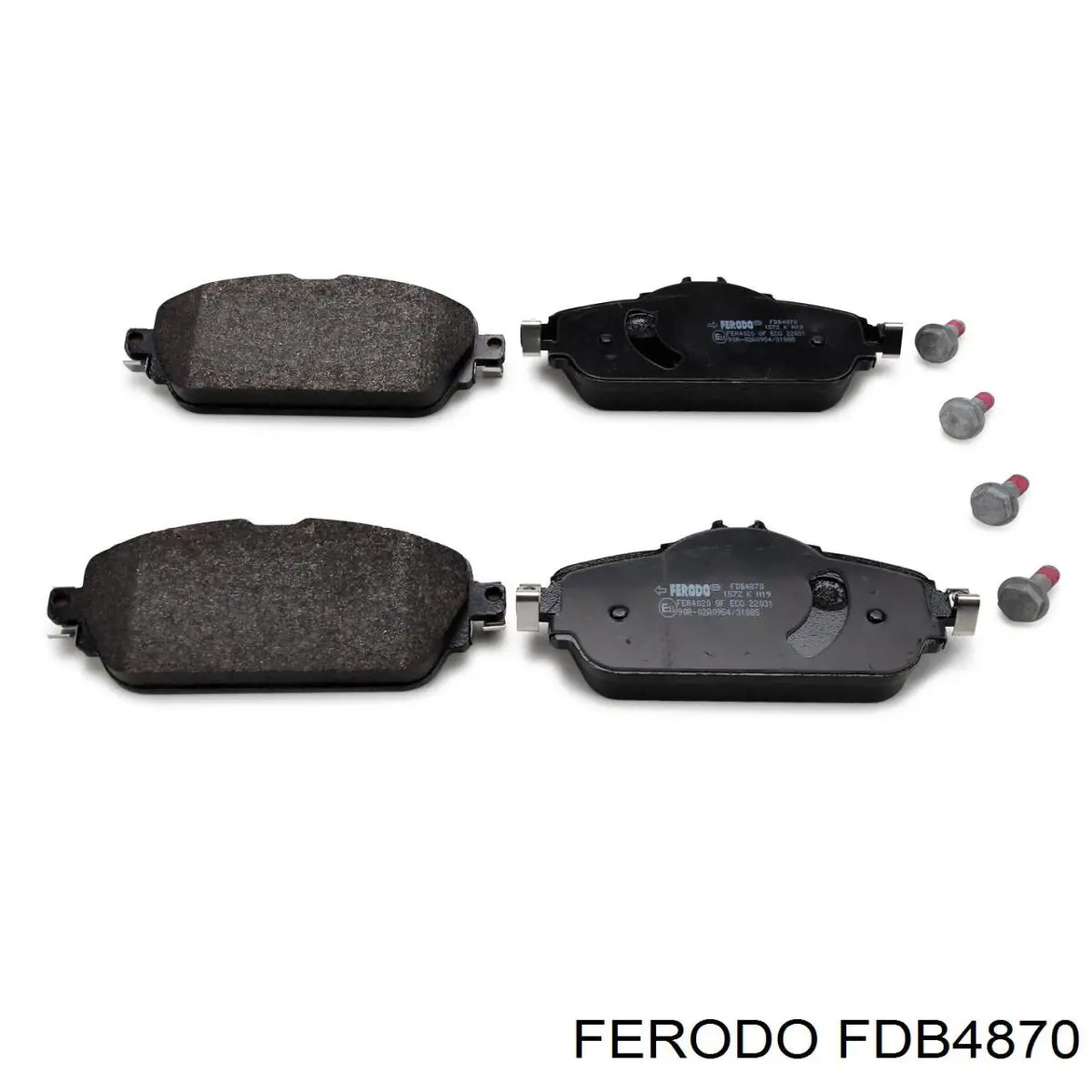 FDB4870 Ferodo Передні гальмівні колодки