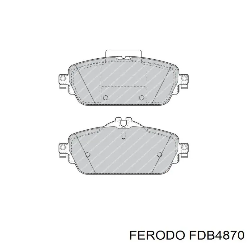 Купити FDB4870 Ferodo Колодки гальмівні передні, дискові