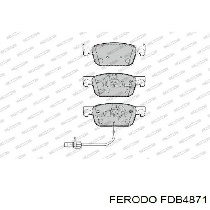 Гальмівні колодки Ferodo FDB4871 ціна, від 47.42 USD