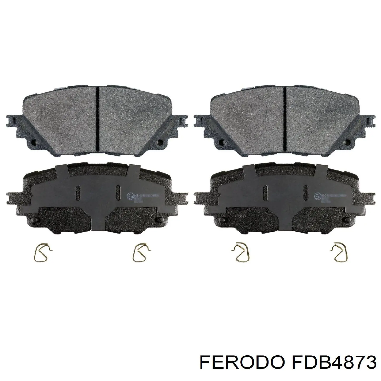 FDB4873 Ferodo Передні гальмівні колодки