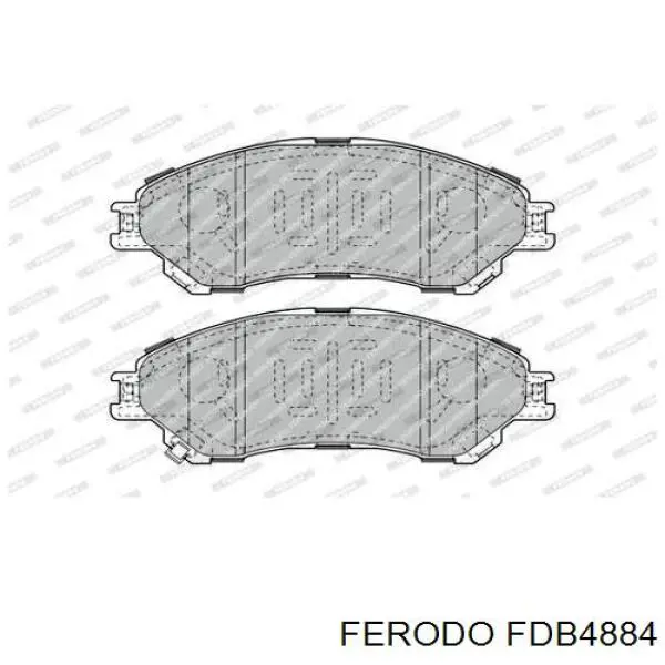 Купити FDB4884 Ferodo Колодки гальмівні передні, дискові