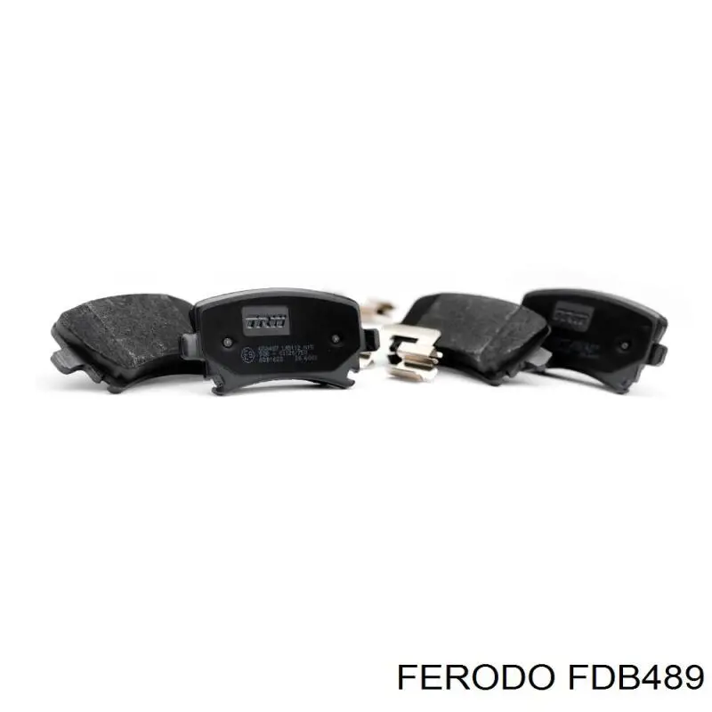 FDB489 Ferodo колодки гальмівні передні, дискові