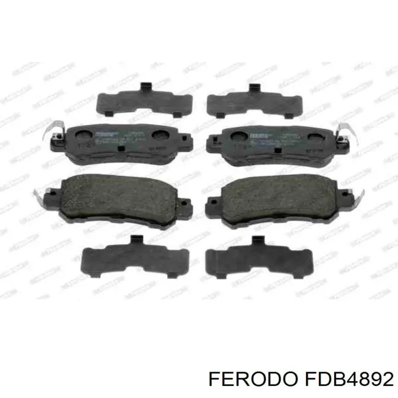 FDB4892 Ferodo колодки гальмові задні, дискові