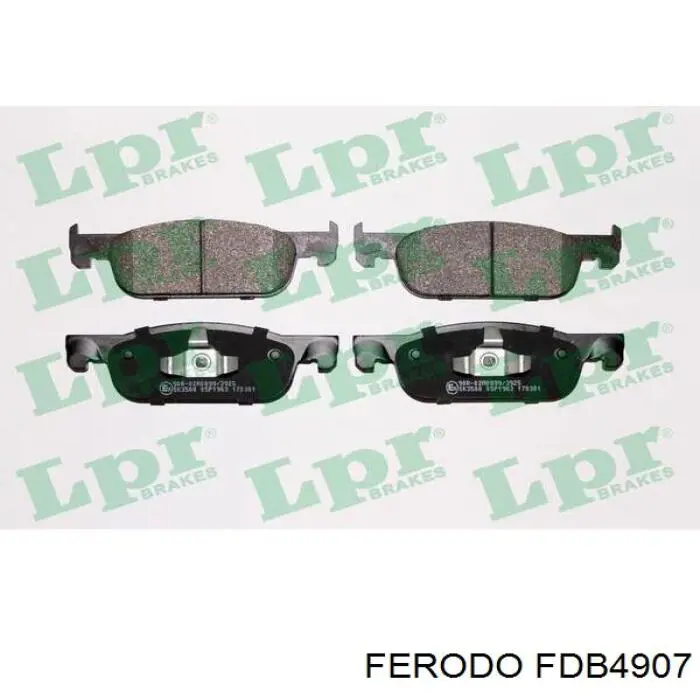 Купити FDB4907 Ferodo Колодки гальмівні передні, дискові