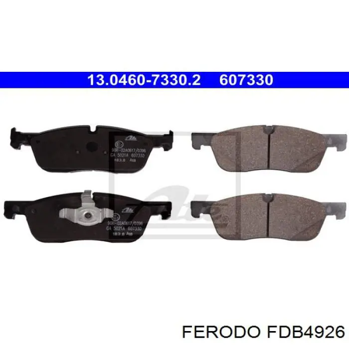 Купити FDB4926 Ferodo Колодки гальмівні передні, дискові
