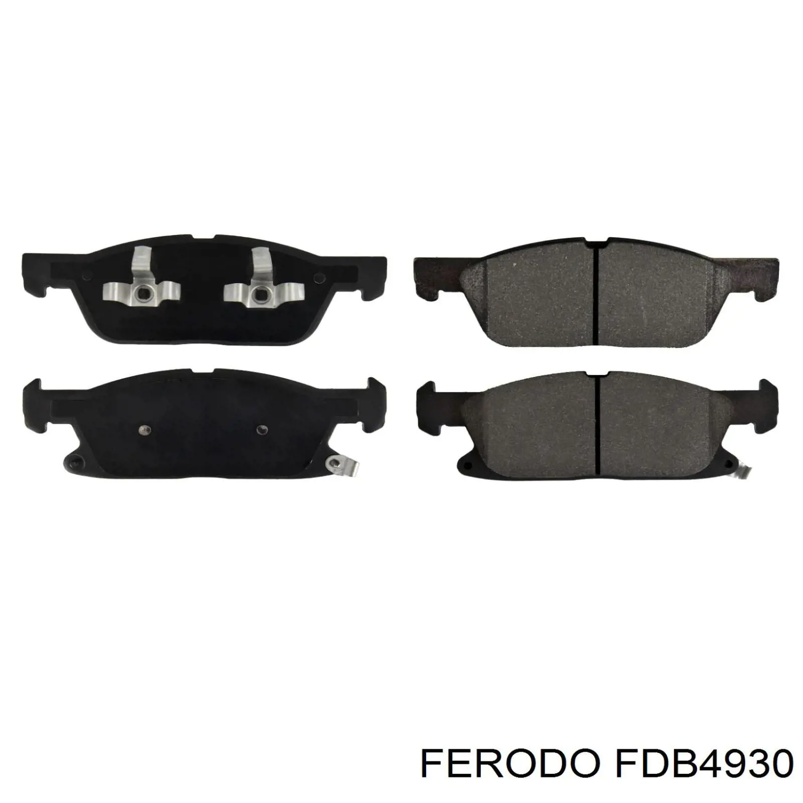 Купити FDB4930 Ferodo Колодки гальмівні передні, дискові