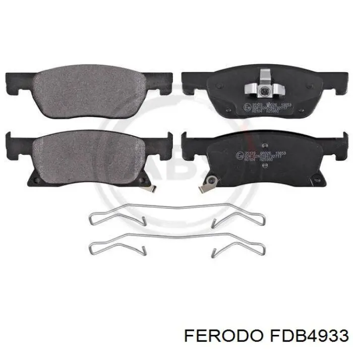 Передні тормозні колодки FDB4933 Ferodo