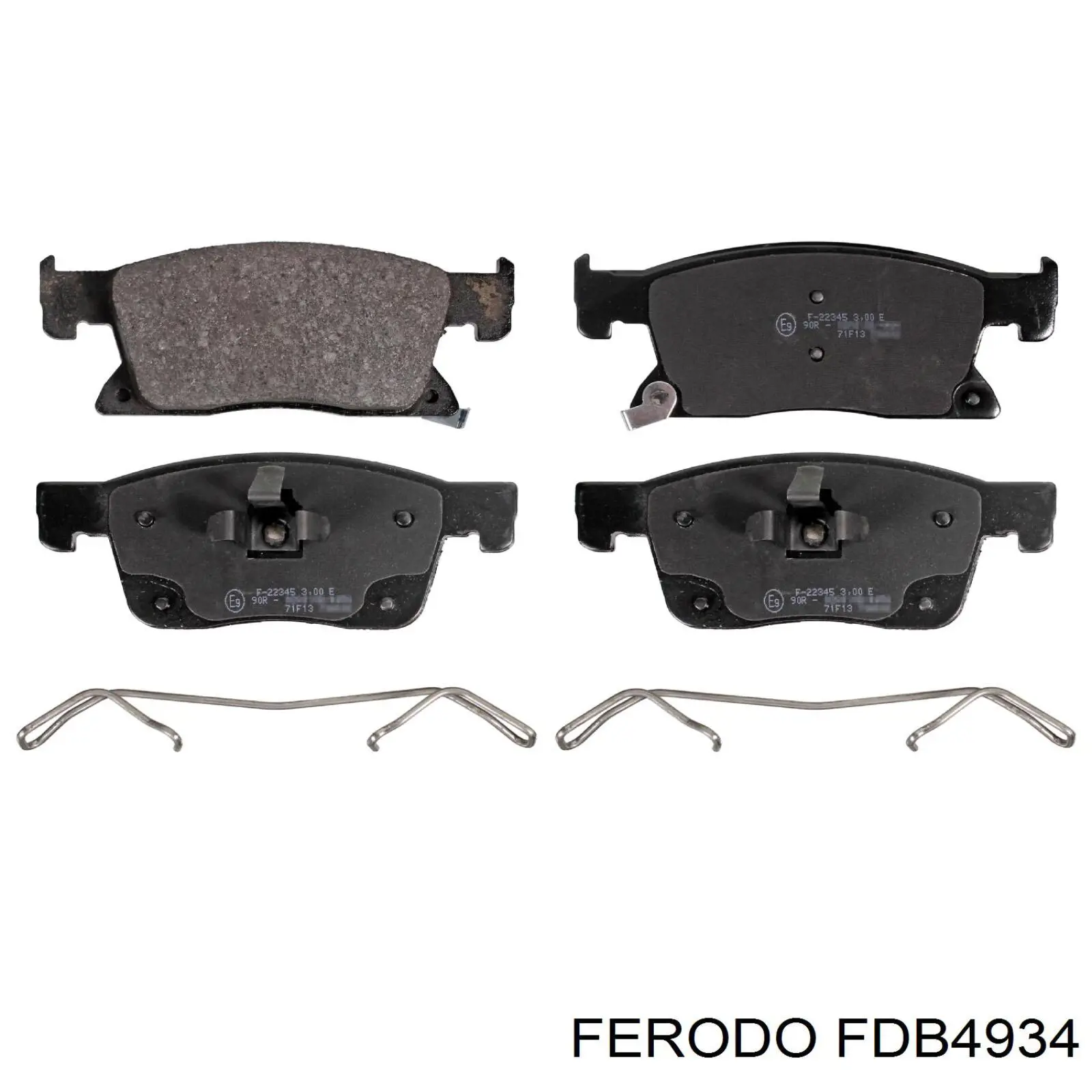 Купити FDB4934 Ferodo Колодки гальмівні передні, дискові