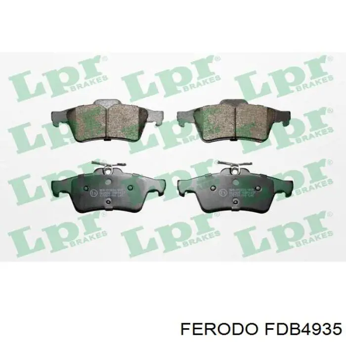 Купити FDB4935 Ferodo Задні колодки