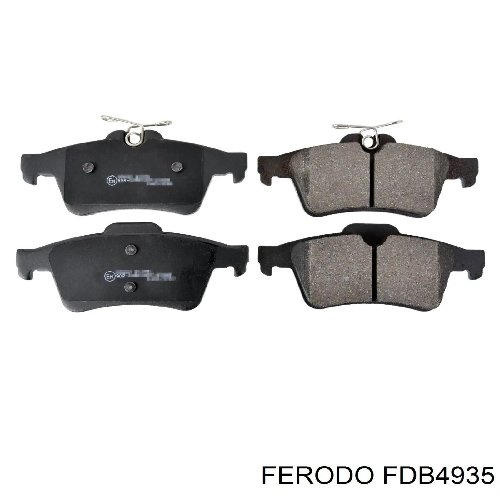 Задні гальмівні колодки Ferodo FDB4935 ціна, від 31.89 USD