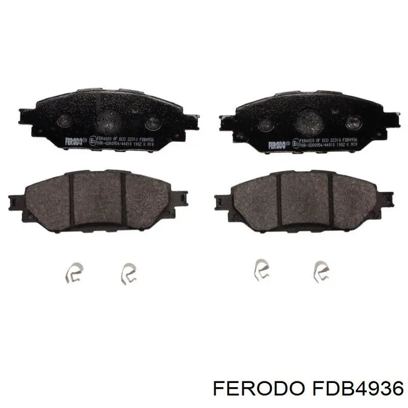 Купити FDB4936 Ferodo Колодки гальмівні передні, дискові