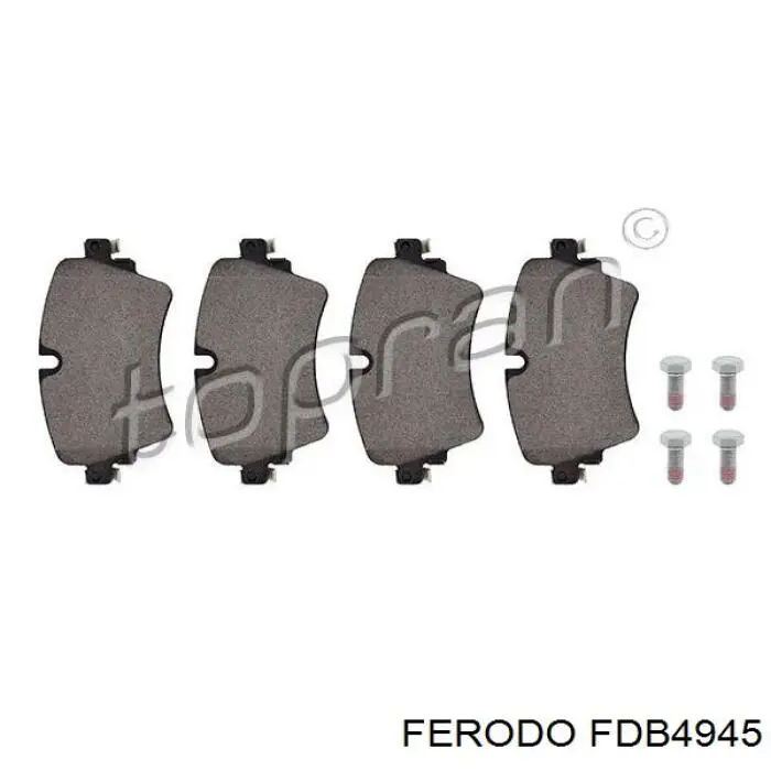 Гальмівні колодки Ferodo FDB4945 ціна, від 38.76 USD