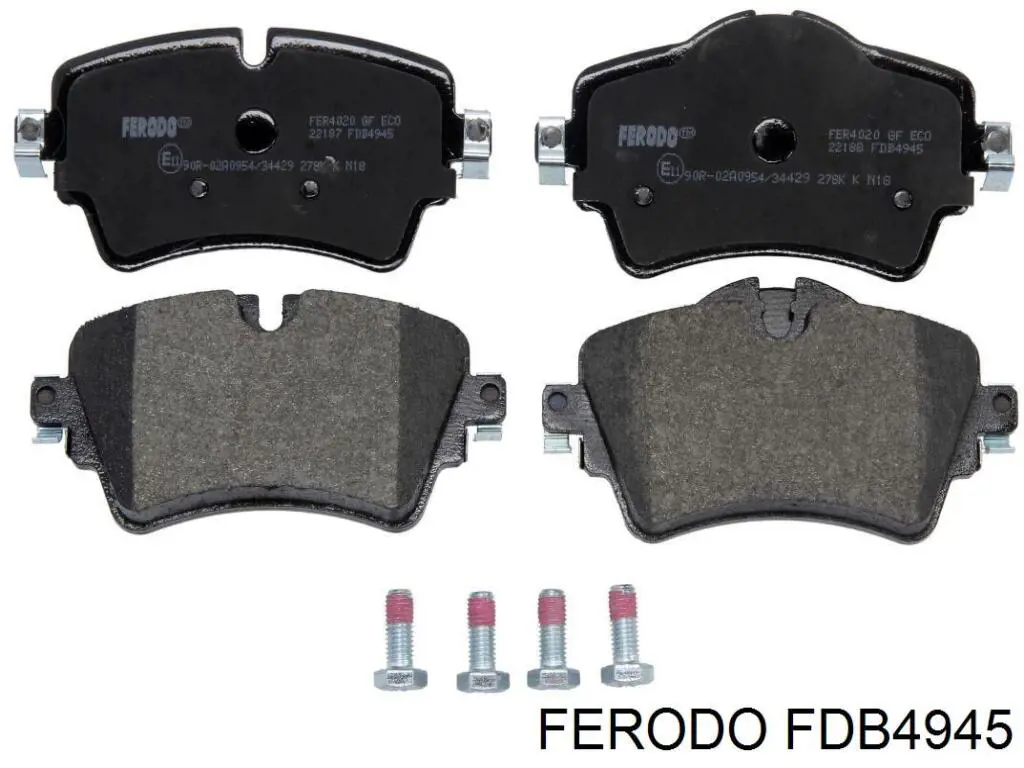 Купити FDB4945 Ferodo Колодки гальмівні передні, дискові