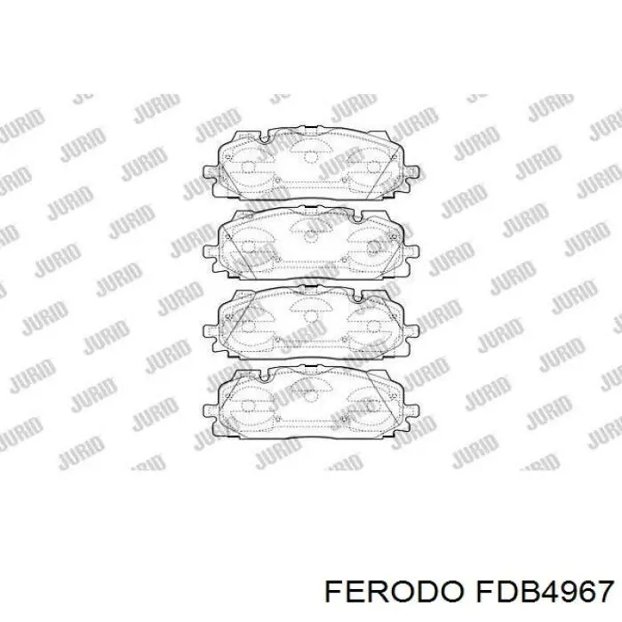 Тормозні колодки Ferodo FDB4967