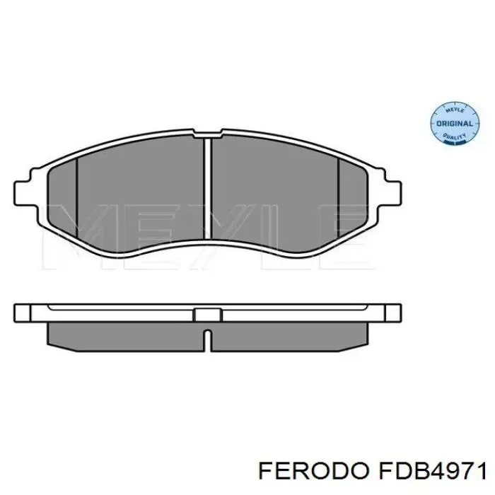 Гальмівні колодки Ferodo FDB4971 ціна, від 28.23 USD