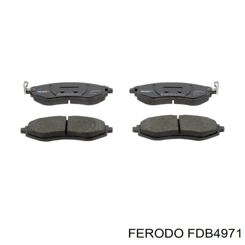FDB4971 Ferodo колодки гальмівні передні, дискові