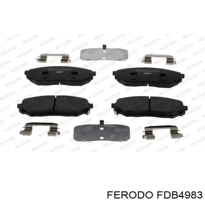 FDB4983 Ferodo Передні гальмівні колодки