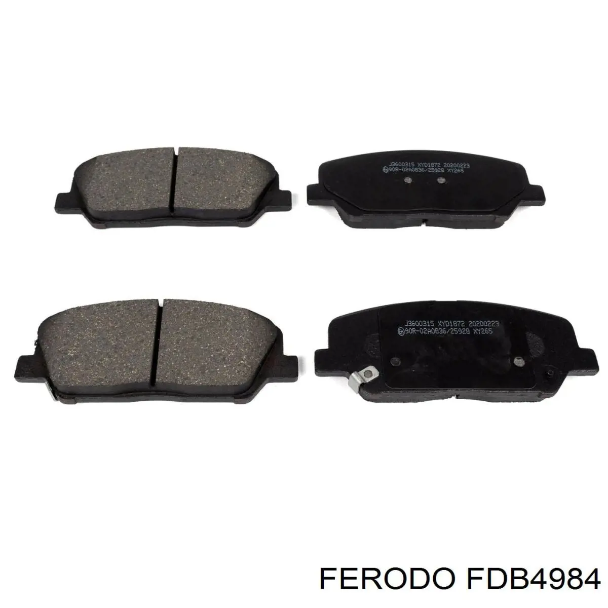 Передні тормозні колодки FDB4984 Ferodo