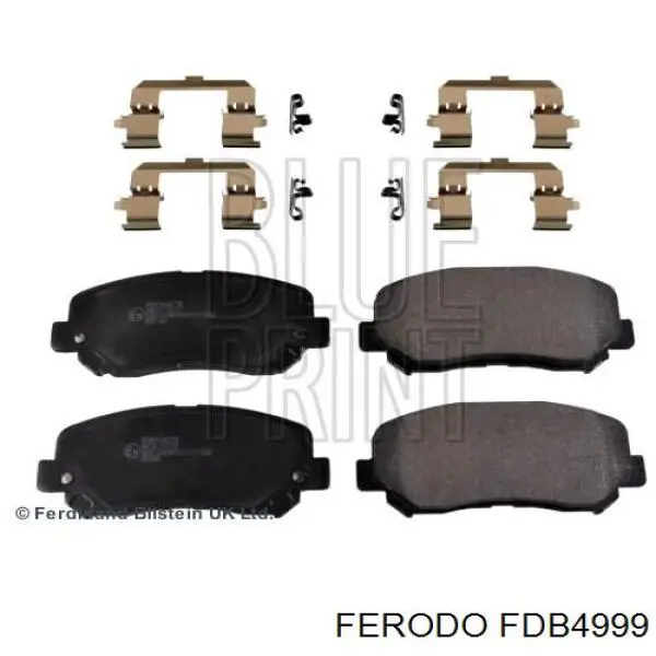Гальмівні колодки Ferodo FDB4999 ціна, від 47.25 USD