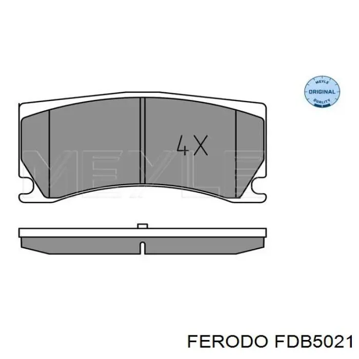Задні гальмівні колодки FDB5021 Ferodo