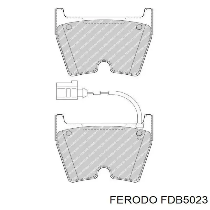 Гальмівні колодки Ferodo FDB5023 ціна, від 86.14 USD