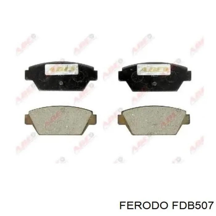 FDB507 Ferodo колодки гальмові задні, дискові
