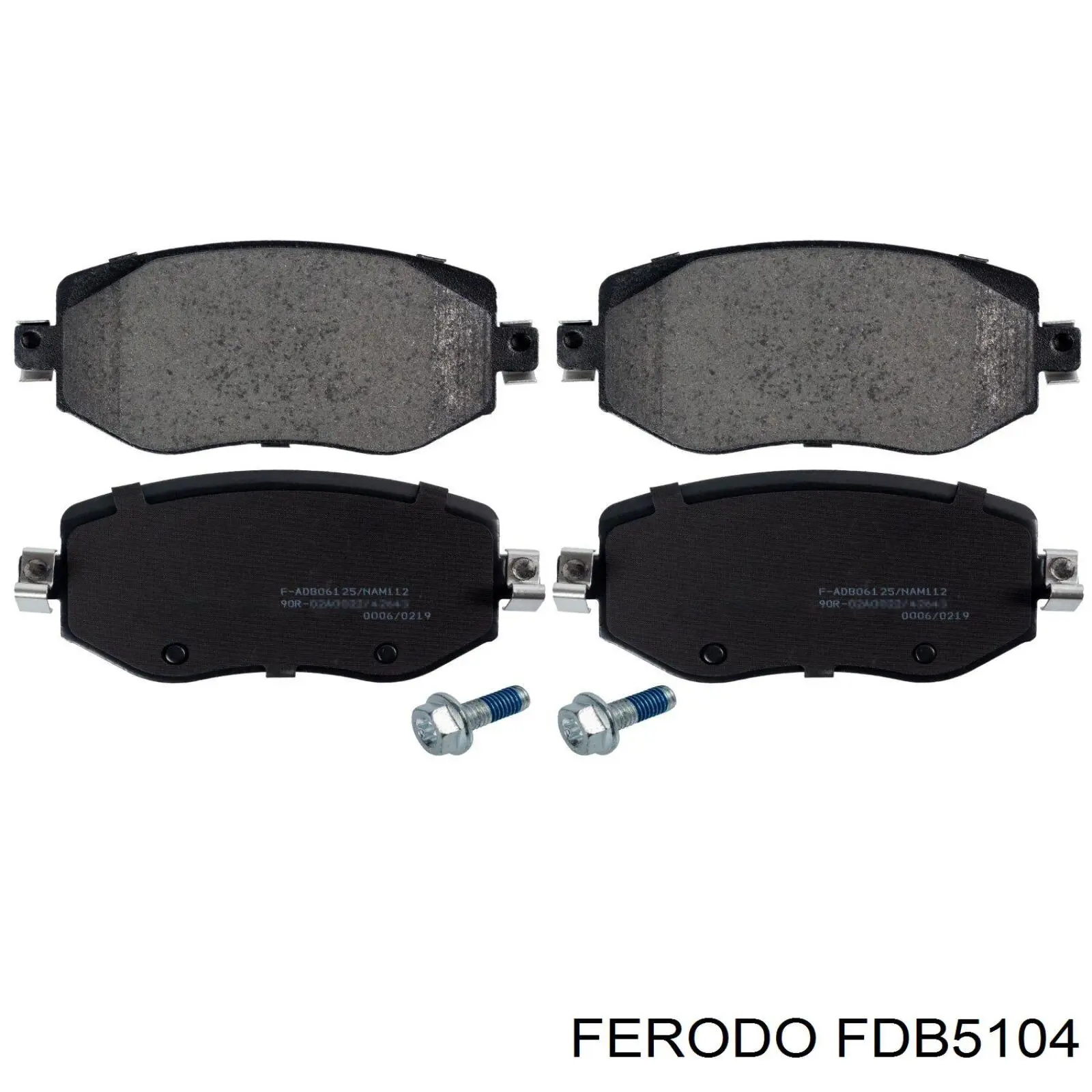 FDB5104 Ferodo Передні гальмівні колодки