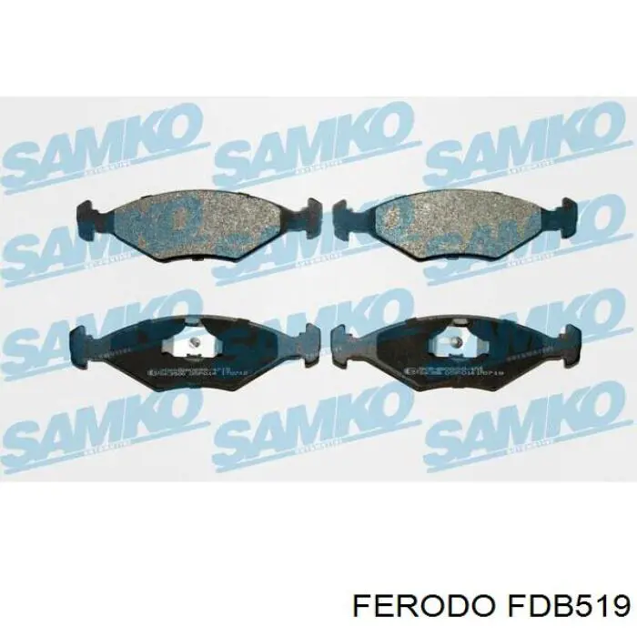 Передні тормозні колодки 71738153 Fiat/Alfa/Lancia